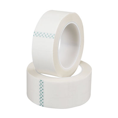 Weißes Klebeband mit H-Klasse-Betriebstemperatur von -50°C bis 180°C und E-Glasfaser-Backmaterial