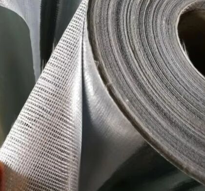 Glasgewebeband aus Aluminiumfolie, 170 Mikrometer dick, mit lösungsmittelhaltigem Acrylklebstoff