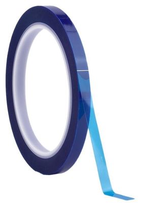 Blaufarbenes PET-Stoffband Druckempfindliche Klebstoffe aus Silikon