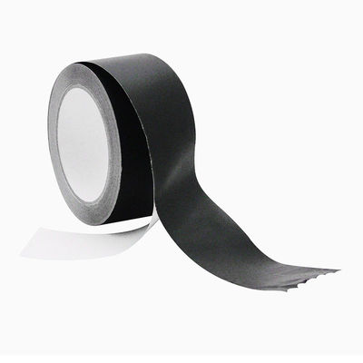Schwarz lackiertes Aluminiumfolienband mit lösungsmittelhaltigem Acrylkleber