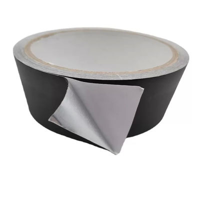 schwarzfarbiger Druckempfindlicher Acrylklebstoff mit Flammschutzbändern aus Aramidpapier
