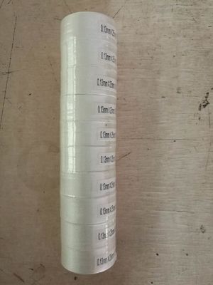 0.13mm weißes, temperaturbeständiges Isolierband aus Glasfaser