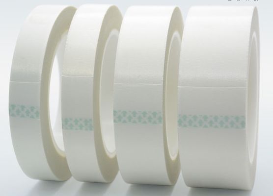 Weißes Klebeband mit H-Klasse-Betriebstemperatur von -50°C bis 180°C und E-Glasfaser-Backmaterial