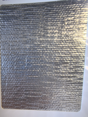 30 m/50 m Rolllänge Hitzebeständiges Isolierglas mit Aluminiumfolie Lamination Breite 1000 mm für industrielle Anwendungen