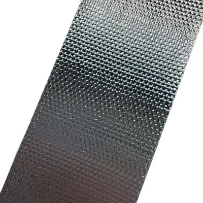 Handelsübliches Flammschutzband aus Aluminium-Glas und Stoffband