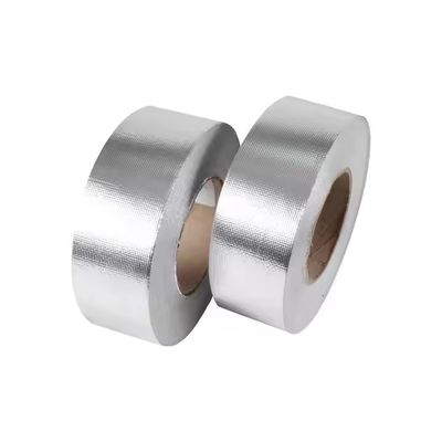 Handelsübliches Flammschutzband aus Aluminium-Glas und Stoffband