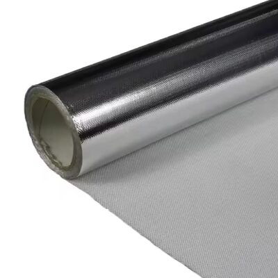 Aluminiumfolie-Glasfasergewebe aus 100% Glasfaserbasis für Wärmeisolierung