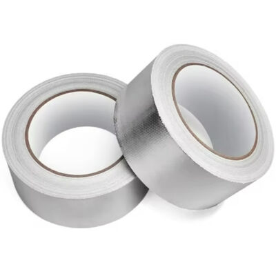 HVAC Aluminum Foil Glass Cloth Tape Flame Retardant Solvent Acrylic Adhesive