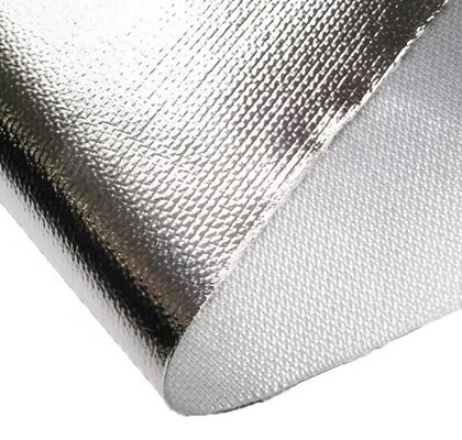 Aluminiumfolie 100% Glasfaser Stoff 0,4 mm Dicke 100 cm Breite