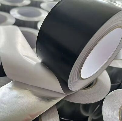 Klebeband aus Aluminiumfolie schwarz, lackiert mit Acrylklebstoff
