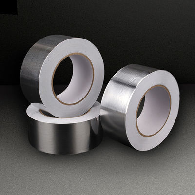 Synthetischer Gummi-Harz-Silikon-Freigabe-ausgezeichnete Dampf-Papiersperre des Nutzungsgrad-Aluminiumfolie-Klebstreifen-25um