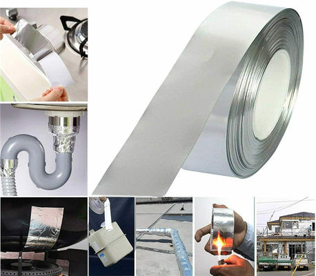 18 Mikrometer-feuerfestes Aluminiumfolie-Band-Gummiharz-Kleber