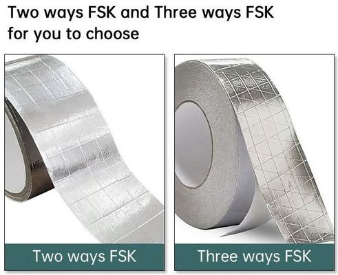 Aluminium-Weise HVAC-Aluminiumband 0.15mm FSK-Kleber-2