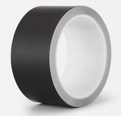 Schwarz lackiertes Aluminiumfolie Klebeband mit 3% Verlängerung für eine bessere Dichtung und Verklebung